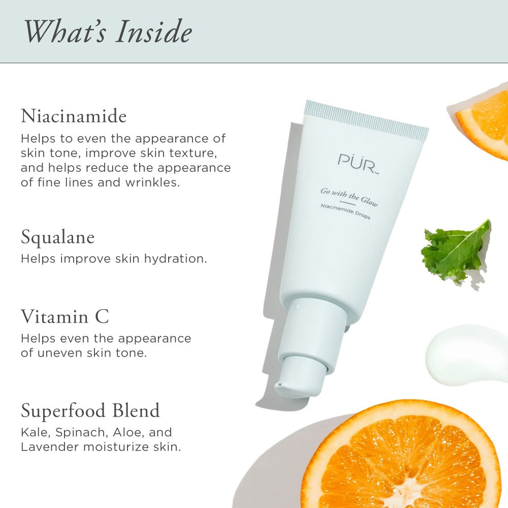 Go with the Glow Niacinamide Serum at PUR Cosmetics UK