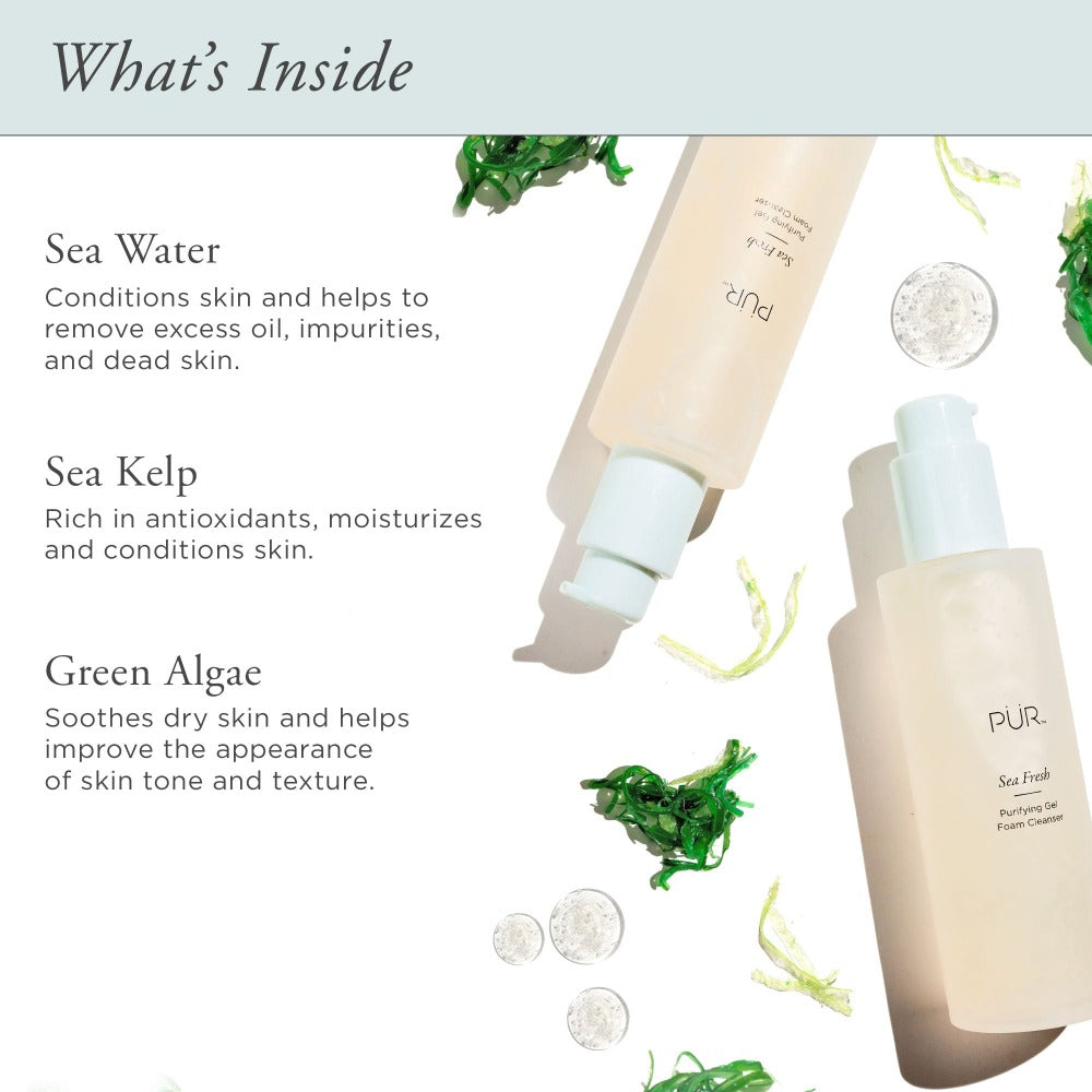 Sea Fresh Purifying Gel Foam Cleanser at PÜR Cosmetics UK